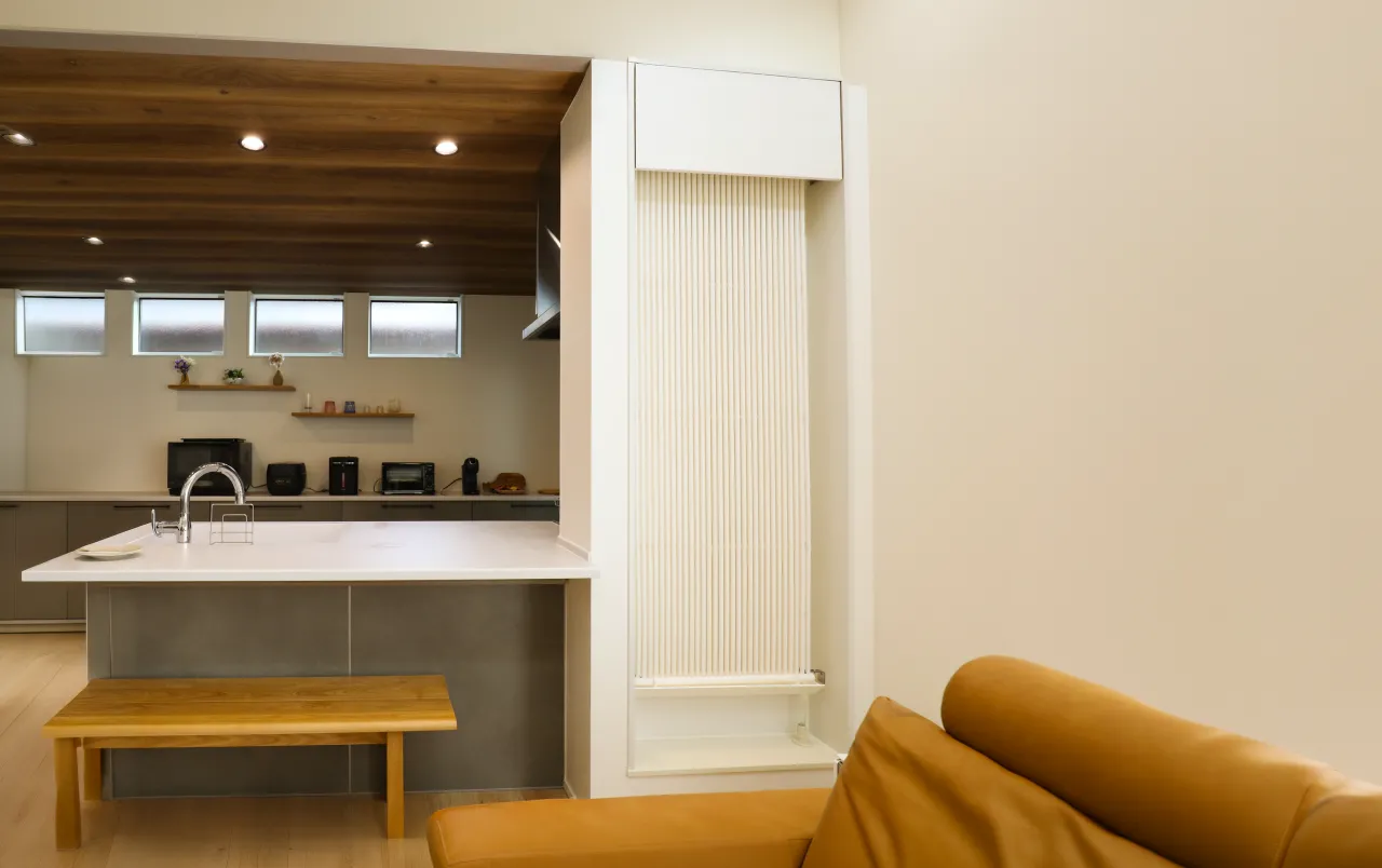 輻射式冷暖房「クール暖」で、一年中どこでも快適